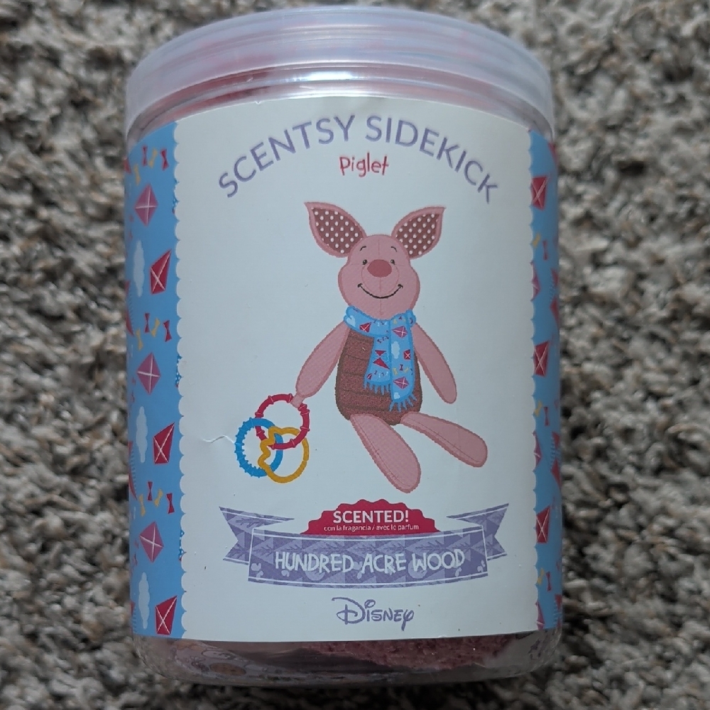 Scentsy Disney Piglet Scented Plush with Blue Scarf